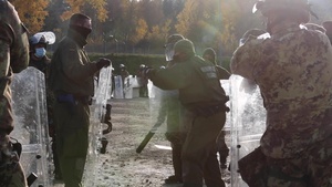 German soldiers train multinational units for KFOR