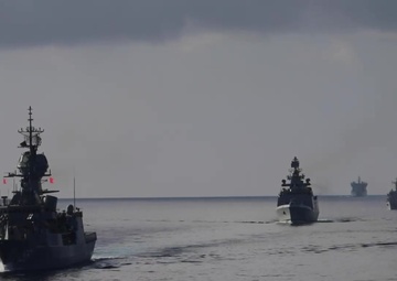 McCain conducts live-fire gunnery exercise during Malabar 2020