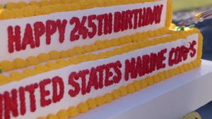 III MEF Marine Corps 245th birthday cake cutting ceremony