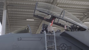 All-Female F-15E Aircrew Step