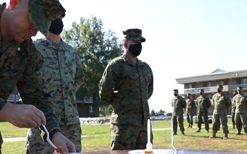 Combat Logistics Battalion 22 Cake Cutting Ceremony