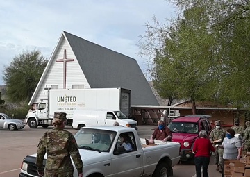 Arizona National Guard supports local food bank