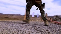 Race against the clock: Marines engage targets during marksmanship competition