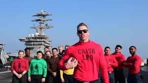 USS Nimitz (CVN 68) New Years Eve Shout Out