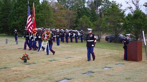 Sgt. Maj. McHugh Wreath Laying Ceremony