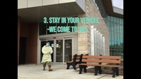 Drive-up COVID testing