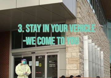 Drive-up COVID testing