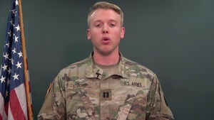 Capt. William Stroud shares a Veterans Day message with veterans