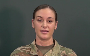 Sgt. Jennifer Shaffer sends a Veterans Day message to veterans