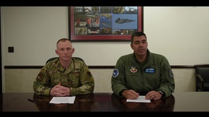 Happy Veteran's Day from Col. Rick Goodman and Chief Master Sgt. Joshua Tidwell