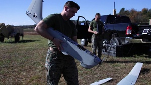 Birds Eye View: II MIG Marines conduct UAS training during MEFEX 21.1 (B-Roll)