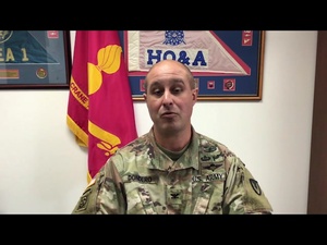 Crane Army Commander Provides Veterans Day Message to Washington High School
