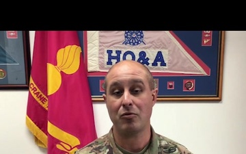 Crane Army Commander Provides Veterans Day Message to Washington High School