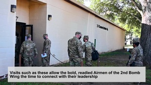 8th Air Force Commander Visits 2nd Bomb Wing
