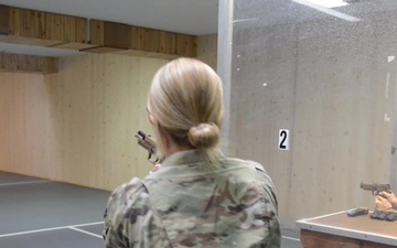AFNORTH Battalion M17 pistol training