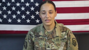 SGT Angela Sanchez - Thanksgiving Greeting