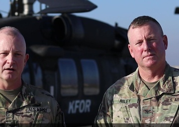 KFOR 27 and 28 transfer of authority command message