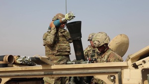 1-6 IN Mortar range in Kuwait