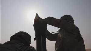 1-6 IN Mortar range in Kuwait