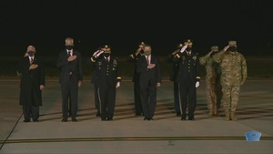 Vice President, Top Defense Leaders Attend Return of Remains