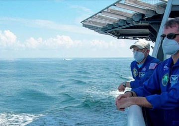 Coast Guard urges mariners to maintain safe distance from Nasa Capsule splash sites