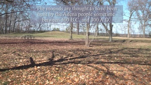 Adena Indian burial mounds of Wright-Patterson AFB