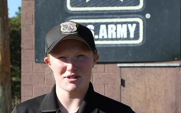 Spc. Alicia Gough Gives A Thanksgiving Greeting