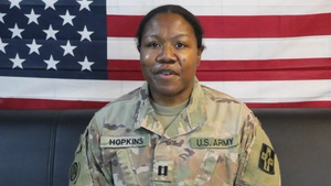 CPT Maria Hopkins Thanksgiving greeting