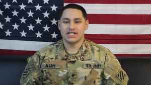SPC Roy Aldape Thanksgiving greeting
