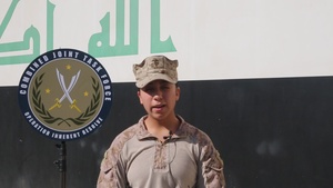 Sgt. Cynthia Lopez Thanksgiving greeting