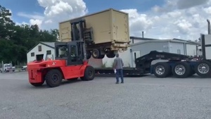 Loading excess at Fort Stewart