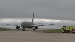 First KC-46A Pegasus arrives at Tinker for initial maintenance check