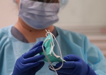 Lebanon VAMC Sterile Processing Service N95 Masks [B-Roll]