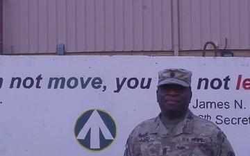 Command Sgt. Maj. Davis Thanksgiving Greeting Greenville Miss.