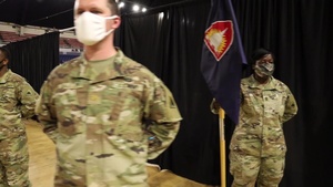 CSM Cunningham of the Land Component Command assumes responsibility