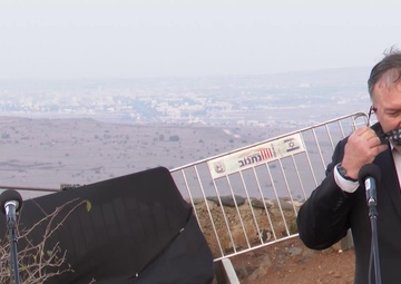 US Secretary of State, Israeli Foreign Minister Gabi Ashkenazi Tour Golan Heights