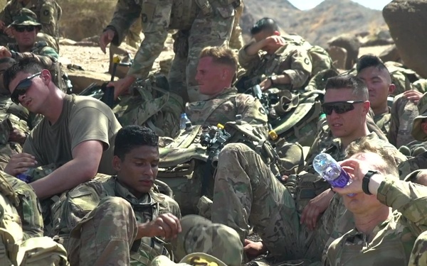 U.S. Army Soldiers Particapate in French Desert Commando Course