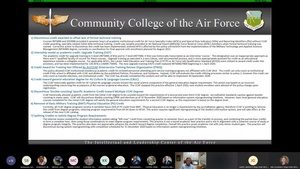 CCAF Town Hall with USAFE