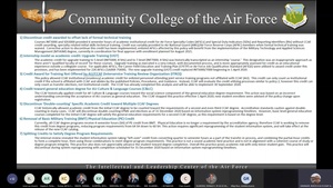 CCAF Town Hall with PACAF
