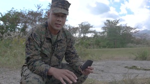 U.S. Marines with CLR-37 build terrain model