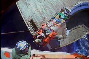 Coast Guard medevacs injured man 17 miles east of Ft. Lauderdale