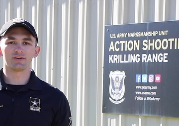 U.S. Army Spc. Dexter Bradley gives a Thanksgiving Greeting