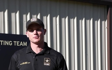 U.S. Army Sgt. Jacob Hetherington Gives a Thanksgiving Greeting