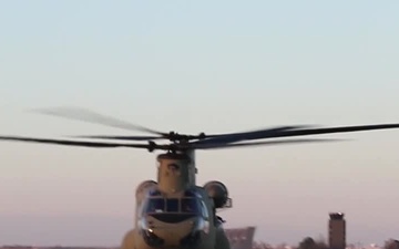 Co. B, 2-135th GSAB, Nebraska National Guard crew shout out for Nebraska Cornhuskers flyover