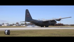 C-130H aerial training at Alpena