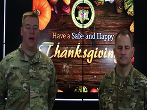 Thanksgiving message from SWD Commander & Deputy Commander