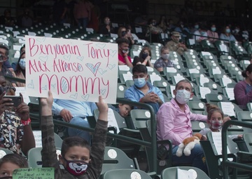 The 136th Expeditionary Signal Battalion Casing of the Colors