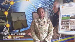 1st Lt. Makiya Turner Thanksgiving Shout-out, Task Force Illini