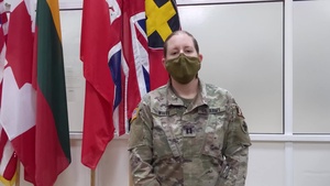 Capt. Candace White Thanksgiving Shout-out, Task Force Illini