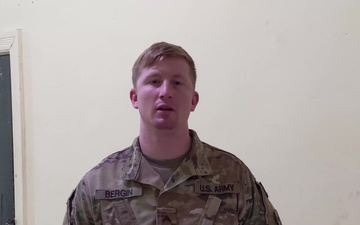 Cpl. Jacob Bergin Thanksgiving Shout-out, Task Force Illini